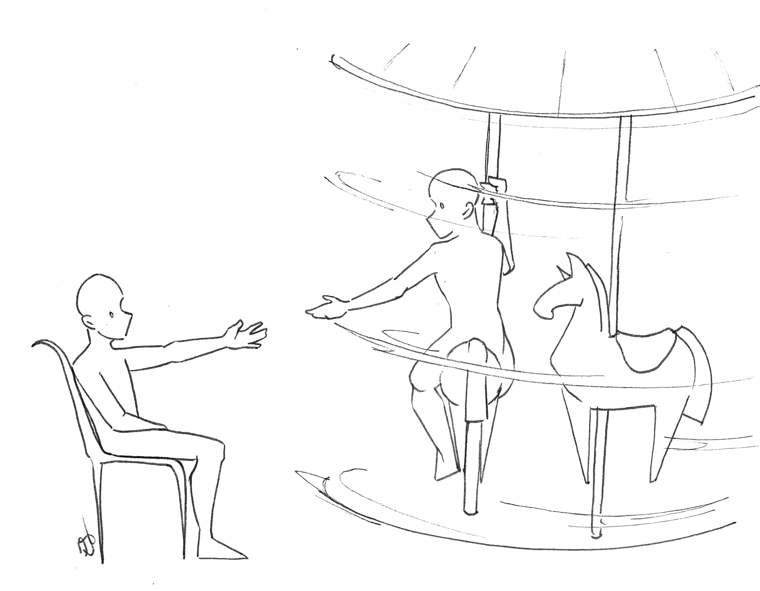 people sitting on chair in front of computer